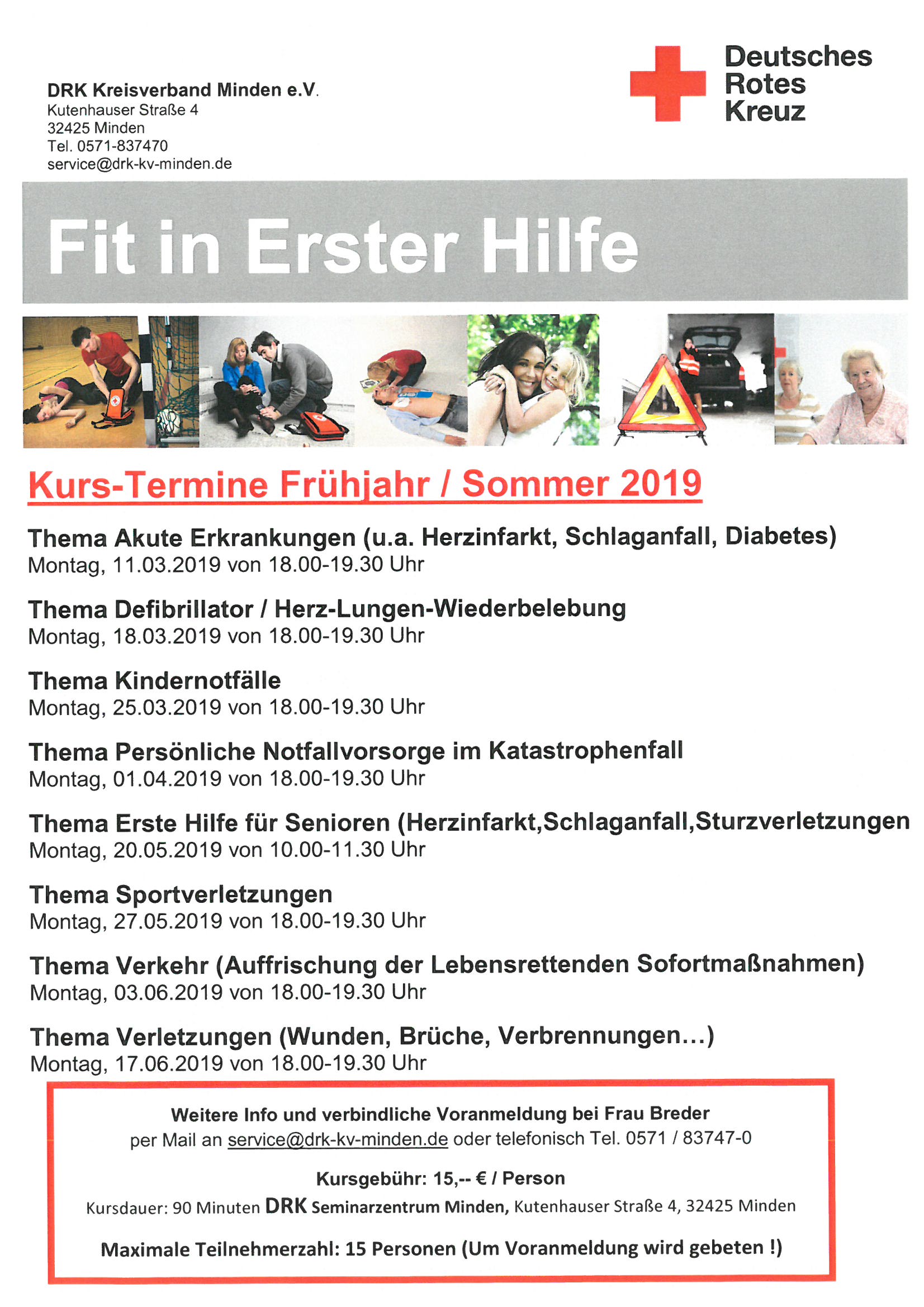 Fit in Erste Hilfe - DRK Kreisverband Minden e.V.